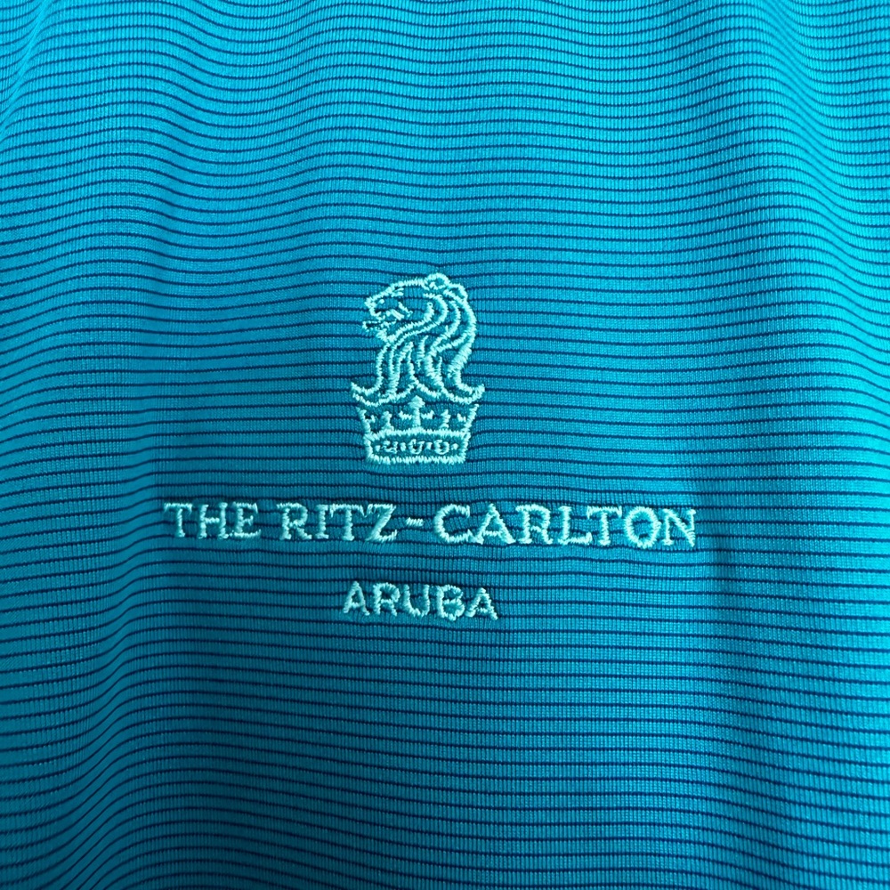 Teal Half-Zip Pullover - image 2